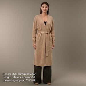 BNWT MaxMara Runway Robinia Belted Cardigan in Camel - Sz. M
